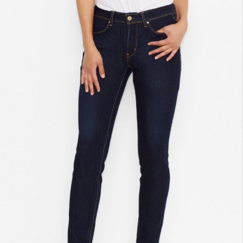 Levi’s Bold Curve Revel Skinny Jeans 31 Dark Wash Curvy Fit Stretch Denim